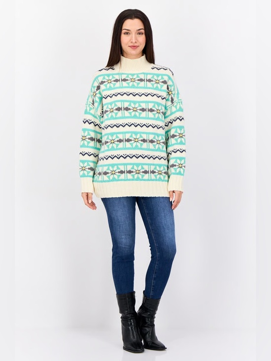 American Eagle Outfitters Sweaters - American Eagle Fair Isle Mint Green Sweater
